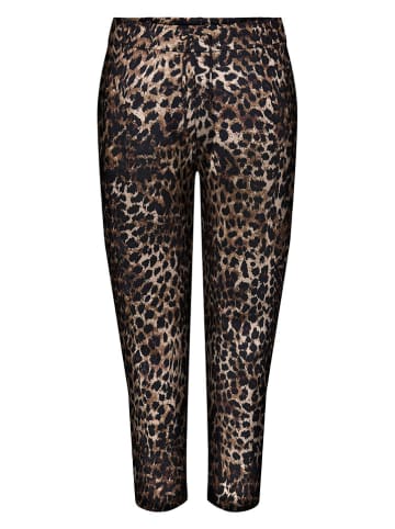 ONLY Carmakoma Broek zwart/lichtbruin