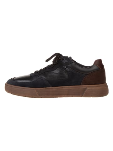 Tamaris Leder-Sneakers in Dunkelblau