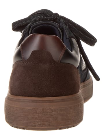 Tamaris Leder-Sneakers in Dunkelblau