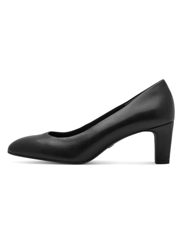 Tamaris Leder-Pumps in Schwarz