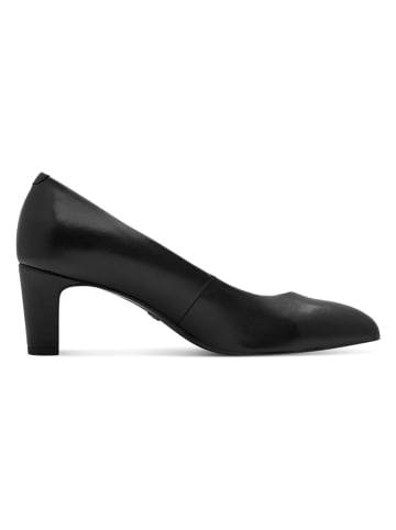 Tamaris Leder-Pumps in Schwarz