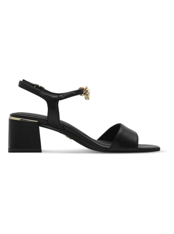 Tamaris Leder-Sandaletten in Schwarz