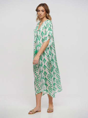 BLE Kleid  in Weiß/ Grün