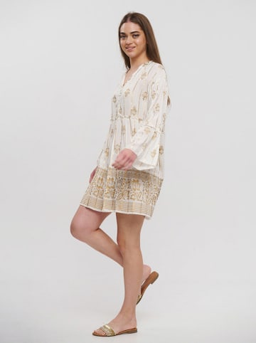 BLE Kleid in Beige/ Gold