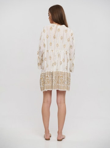BLE Kleid in Beige/ Gold