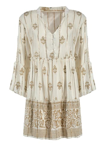 BLE Kleid in Beige/ Gold