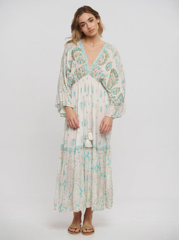 BLE Jurk turquoise/crème
