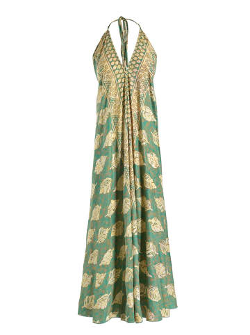 BLE Kleid  in Grün/ Gold