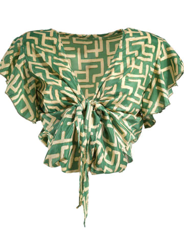 BLE Shirt goudkleurig/groen