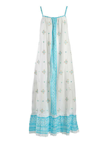 BLE Kleid  in Weiß/ Hellblau