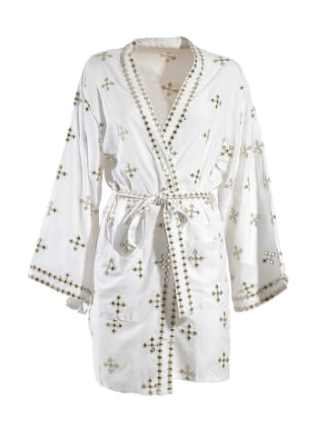 BLE Kimono wit/goudkleurig