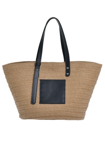 BLE Shopper naturel/zwart - (B)47 x (H)27 cm