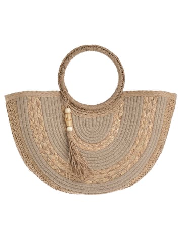 BLE Torebka w kolorze jasnobrązowym - 50 x 25 x 10 cm