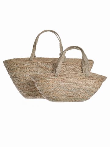 BLE 2er-Set: Shopper in Natur