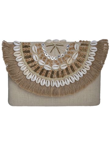 BLE Kosmetiktasche in Hellbraun - (B)25 x (H)20 x (T)2 cm