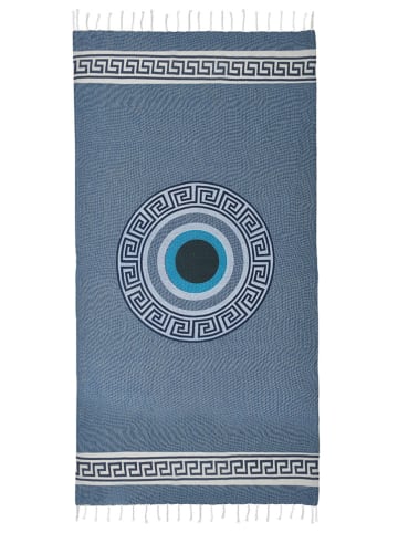 BLE Strandtuch in Blau - (L)170 x (B)90 cm