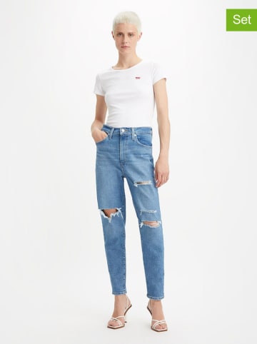 Levi's 2er-Set: Shirts in Weiß