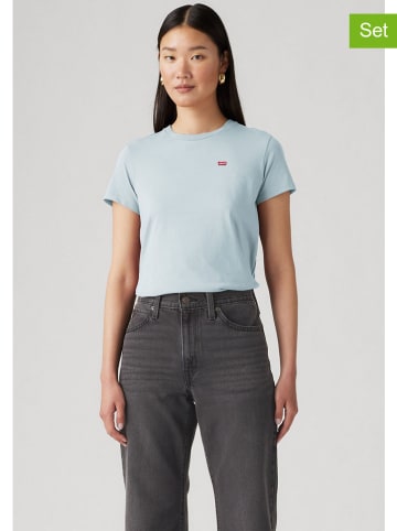 Levi's 2er-Set: Shirts in Hellblau