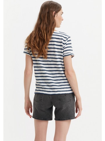 Levi's Shirt in Weiß/ Dunkelblau