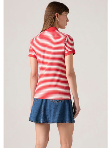 Levi's Poloshirt in Rot/ Weiß