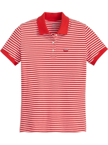 Levi's Poloshirt in Rot/ Weiß
