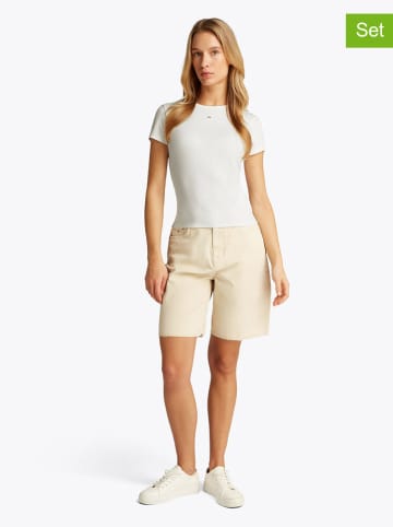 Tommy Hilfiger 2er-Set: Shirts in Creme