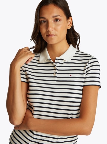 Tommy Hilfiger Poloshirt crème/donkerblauw