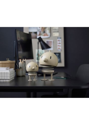 Hoptimist Lautsprecher "Soft Bumble L" in Taupe - (B)15 x (H)23 x (T)15 cm