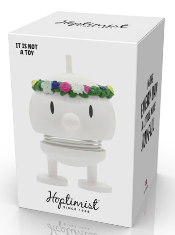 Hoptimist Decofiguur "Midsommar Bumble S" wit - (B)6 x (H)7,5 x (D)4,5 cm