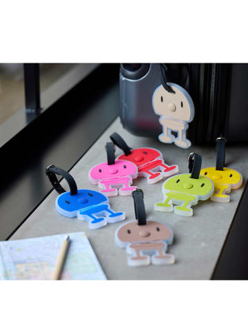 Hoptimist Kofferanhänger in Hellbraun - (L)10 x (B)8 cm