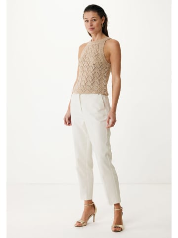 Mexx Spodnie chino w kolorze kremowym