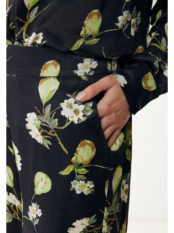 Mexx Marlenehose in Schwarz/ Grün