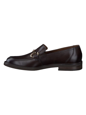 Paul Green Leder-Mokassins in Schwarz