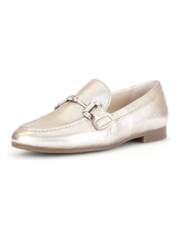 Gabor Leren mocassins "Gabor" goudkleurig