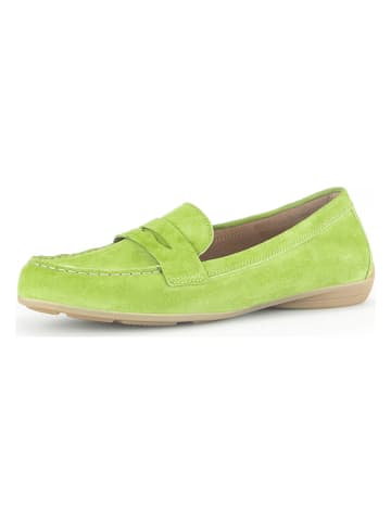 Gabor Leren mocassins "Gabor" citroengroen