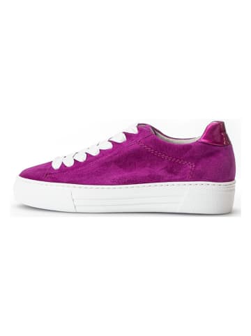 Gabor Leren sneakers paars