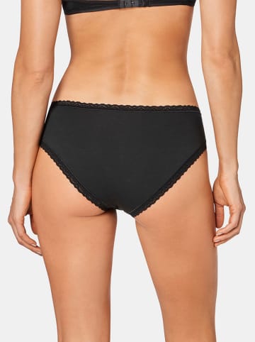 Sloggi 3er-Set: Slips "Weekend Hipster" in Schwarz/ Weiß/ Anthrazit