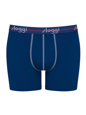Sloggi 2er-Sets: Boxershorts in Blau/ Hellblau