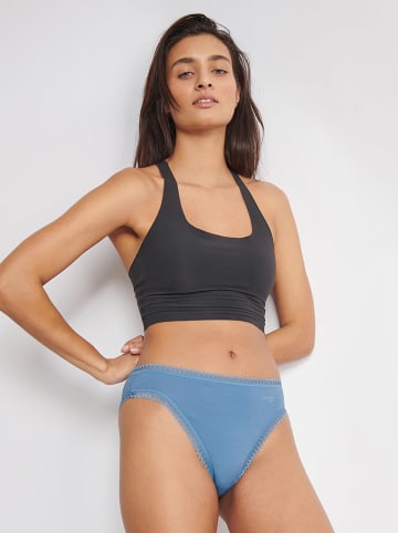 Sloggi Figi high waist (3 pary) "Crush High" w kolorze błękitno-zielonym