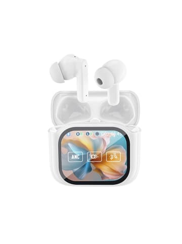 SmartCase Bluetooth-In-Ear-Kopfhörer in Weiß
