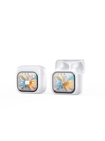 SmartCase Bluetooth-In-Ear-Kopfhörer in Weiß
