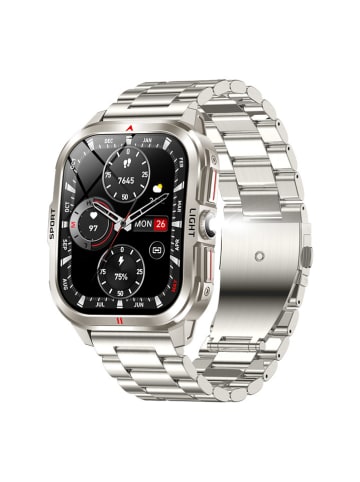 SmartCase Smartwatch w kolorze srebrnym