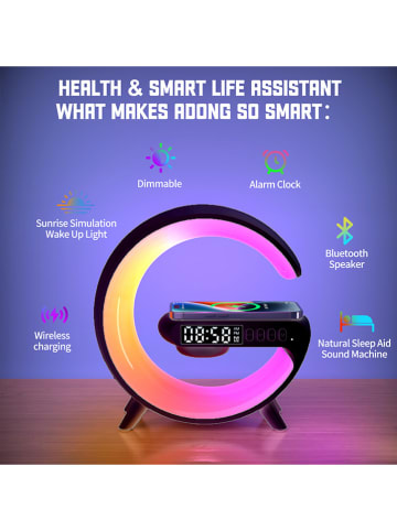 SmartCase LED-Wecker in Schwarz