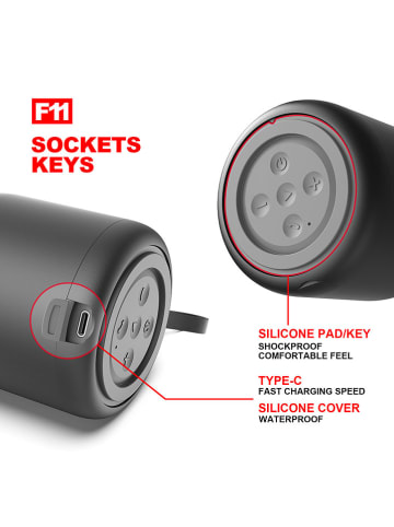 SWEET ACCESS Głośnik Bluetooth w kolorze czarnym
