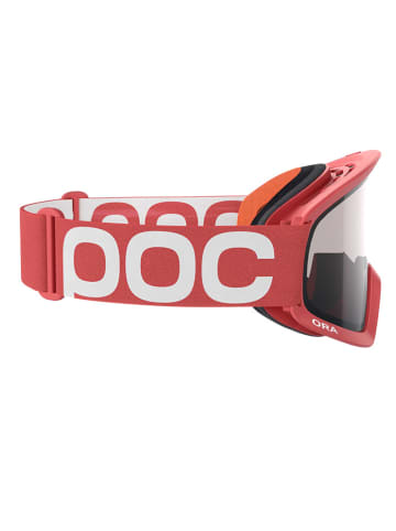 POC Fahrradbrille "Ora Clarity" in Rot/ Grau