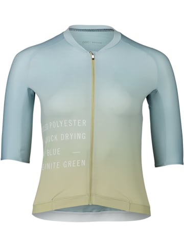 POC Fietsshirt "Pristine" lichtblauw/groen