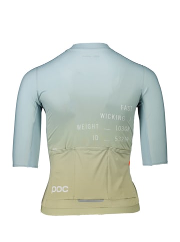 POC Fahrradtrikot "Pristine" in Hellblau/ Grün