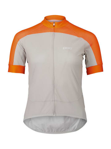 POC Fahrradtrikot "Essential Road" in Grau/ Orange