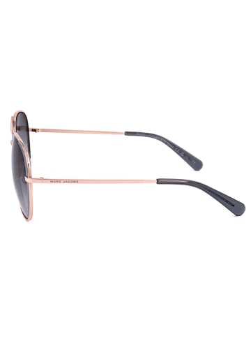 Marc Jacobs Damen-Sonnenbrille in Gold/ Dunkelblau