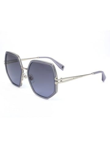 Marc Jacobs Damskie okulary przeciwsłoneczne w kolorze srebrno-niebieskim